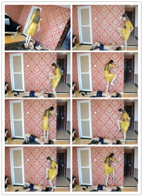 【艾彩原创】萱萱调教男员工