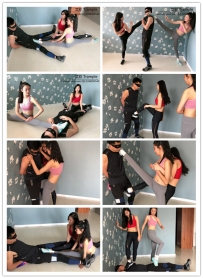 【艾彩原创】〖碎蛋娇娃〗健身房调教小奶狗