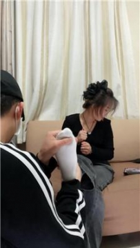 【调教视频】【向晚】原味棉袜捂脸窒息 JS250308-18