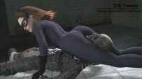 3D-动漫游戏，猫女 腿绞坐脸 守望先锋作者系列 O-170429-4