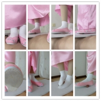 【彩丝全国首发】【贵阳椿霓S】剧情穿越时空踩踏DD吐奶