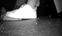 31914  【无意识紫杨】2021.10.7电影院空军无意识踩手踩无花果丝 Nike小白鞋踩踏
