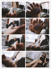 【艾彩原创】—微希调教狗狗舔脚POV