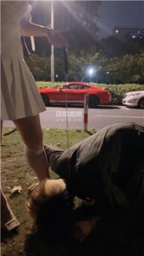 【调教视频】【九月】户外调惩罚小黄毛【双视角版】 JS250812-11