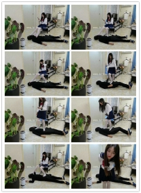 小爱JK暴力踩踏