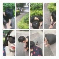 【艾彩原创】雪S商业街当众羞辱调教贱狗