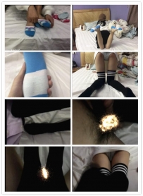 【彩丝全国首发】【天津柠檬S】长筒丝袜揉吐 对话精彩