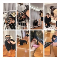 妆主 真实圈养光头