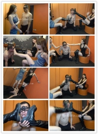 【艾琳S175 领主老大】暴抽耳光，超狠踹脸，窒息踩踏