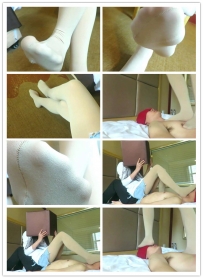 【艾彩原创】艳艳肉丝坐贱狗蹦跳全体重踩踏踩脸