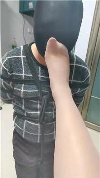 【调教视频】【沐颜】五花大绑强制舔臭脚丫 JS250107-21