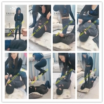 夕微 全体重跳踩耳光