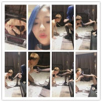 【艾彩原创】心美小主 羞辱饿了一天的贱狗