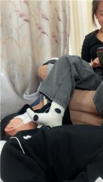 【调教视频】【向晚】棉袜脚气味辱 JS250307-25
