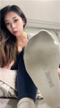 【第一视角】【凌晨】瑜伽裤超脏黑白棉袜寸止    250722-15