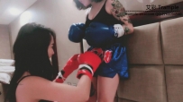 女女格斗！！双S！散打VS散打！踩脸踩胸踩裆！