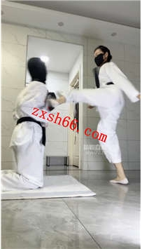 TLZB26053绵绵-跆拳道服踢踹踢档除臭闻舔脚22分