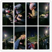 禾未 路边呗路人观看