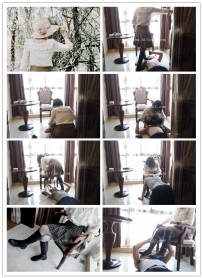 【黑丝诱惑】素人女王莎莎初次调教