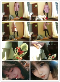 『艾彩原创』【AJ女神】羞辱踩踏磕头虫贱狗！