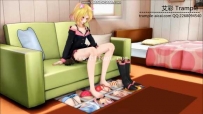 18921 MMD动画女主玩弄四个女奴只露脸