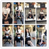 【初柒S】绝美学生S女杀手 绳绞杀 耳光 踩头辱骂M