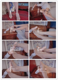 【绝美冰雪女神】 唯美视频 性感丝袜第一视角玩DD