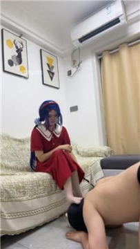 【调教视频】【素人挖掘机】cos女神-坐脸窒息-粗高跟插嘴-骑马 JS250609-51