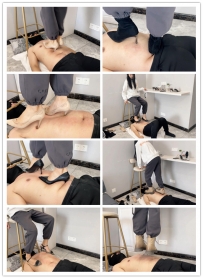 全体重高跟鞋踩踏贱狗