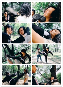 【冰时代】野外暴力踹脸踢死偷窥者冰果棍