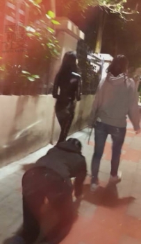 TL934 台湾女神联盟 伊娃 户外买酒训狗 0124
