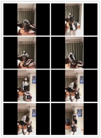 【妆主大大】原味内裤塞嘴五花大绑虐骚母狗