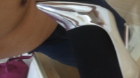 34码小玉脚黑丝银色高跟戳乳，踩搓DD吐奶