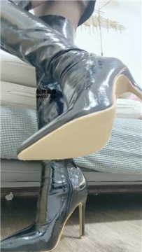 【第一视角】【思怡】漆皮长靴    250421-25