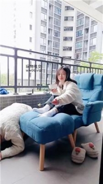 【调教视频】【南月女神】短靴白袜S-阳台下跪伺候 JS250221-38