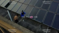 27231  绝版-南一天台暴力虐尾随男（航拍，踩烂舌头）