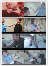 【艾彩原创】南一警制服调教