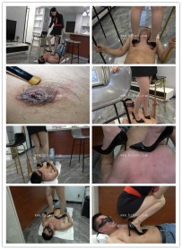 【彼岸花】残忍重度踩踏乳头