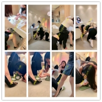 茹雪 带表妹去美甲店