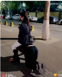 TL388 语阳 户外盲道爬行56分钟