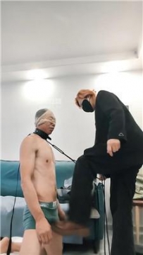 【调教视频】【林鸢】捆绑抽耳光-强迫闻舔棉袜  JS251107-6