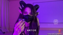 糖心美女妖精黑丝足交