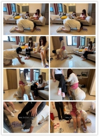 【208少女宿舍】带姐妹玩狗，赏贱狗吃食物