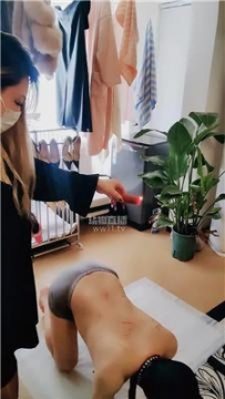【调教视频】【姑奶奶爱训犬】滴蜡狠抽-高跟踩虐 JS251227-5