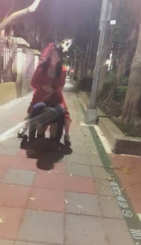 TL628 台湾女神联盟 伊娃 首次带狗狗去户外 0116
