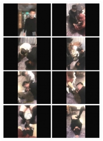 【艾彩原创】 跟妹妹回家被两个变态尾随 惩罚变态狗