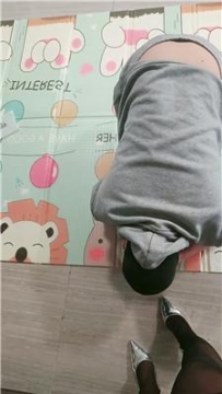 【调教视频】【卡罗琳】黑丝高跟诱惑-犬化家奴【上】 JS250331-45