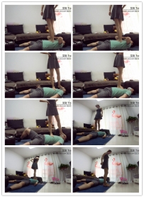 【艾彩原创】新人超美女S大薇薇肉丝踩祈祷哥