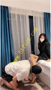 TL27046 禾未】高跟肉丝足爆踢狗裆重度踩踏51分钟