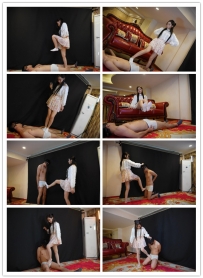 〔Magic︱Mirror 魔镜少女〕—星奈白袜裸足踩裆踢裆